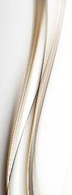 Fensterrollo für den Innenbereich mit Wellenmotiv auf weißem Hintergrund