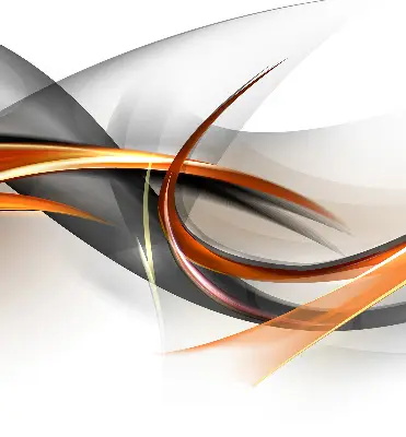 Fensterrollo für den Innenbereich mit orangem Linienmuster