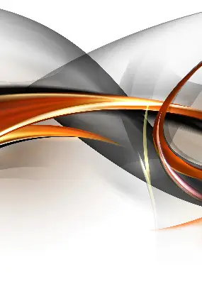 Fensterrollo für den Innenbereich mit orangem Linienmuster