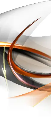 Fensterrollo für den Innenbereich mit orangem Linienmuster
