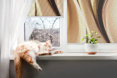 Fensterrollo in der Ausführung Metall