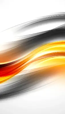 Rollo Fenster in orangefarbenem Wellendesign