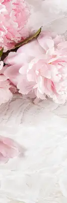 Fensterrollo für den Innenbereich mit Blumenmuster
