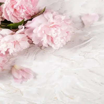 Fensterrollo für den Innenbereich mit Blumenmuster