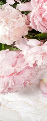 Fensterrollo für den Innenbereich mit Blumenmuster