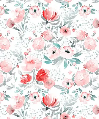 Fensterrollo mit Motiv einer rosa Mohnblume