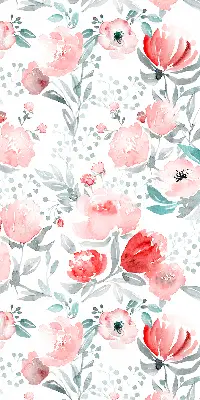 Fensterrollo mit Motiv einer rosa Mohnblume