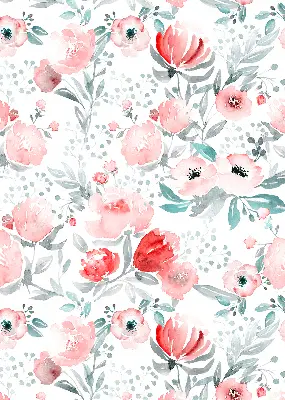 Fensterrollo mit Motiv einer rosa Mohnblume