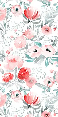 Fensterrollo mit Motiv einer rosa Mohnblume
