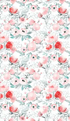 Fensterrollo mit Motiv einer rosa Mohnblume