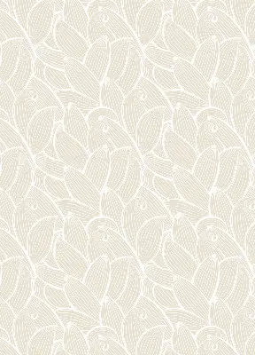 Fensterrollo mit Blättermotiv
