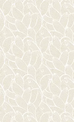 Fensterrollo mit Blättermotiv