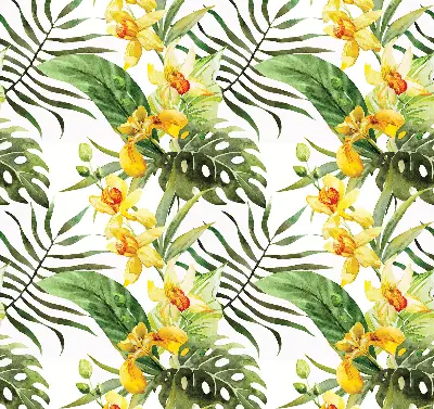Rollo Fenster mit Motiv einer gelben Blume