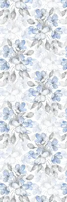 Fensterrollo für den Innenbereich mit Blumenmuster
