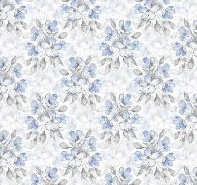 Fensterrollo für den Innenbereich mit Blumenmuster