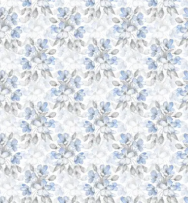 Fensterrollo für den Innenbereich mit Blumenmuster