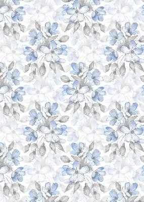 Fensterrollo für den Innenbereich mit Blumenmuster