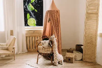 Rollo für Fenster mit dem Motiv Kalk fällt ins Wasser