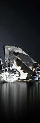 Fensterrollo mit Diamantenmotiv