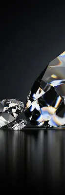 Fensterrollo mit Diamantenmotiv