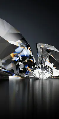 Fensterrollo mit Diamantenmotiv
