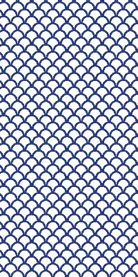 Fensterrollo in der Farbe Blaue Schuppen