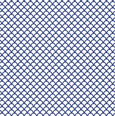 Fensterrollo in der Farbe Blaue Schuppen