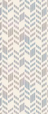 Fensterrollo für den Innenbereich mit gestreiftem Tannendesign