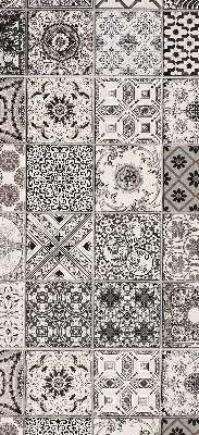Fensterrollo mit portugiesischem Muster