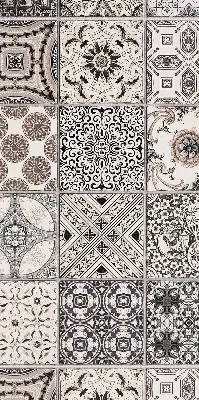 Fensterrollo mit portugiesischem Muster