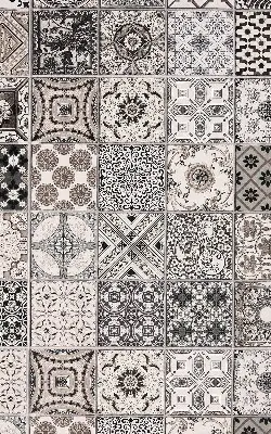 Fensterrollo mit portugiesischem Muster