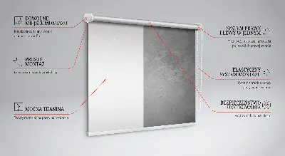 Fensterrollo in der Farbe grauer Rauch