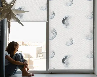 Fensterrollo für den Innenbereich Modell Monde