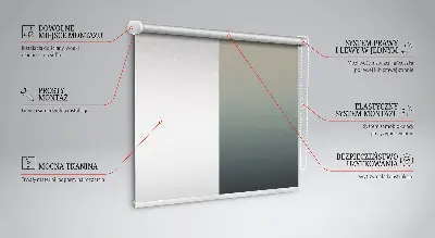 Fensterrollo für den Innenbereich in der Ausführung Verblassen