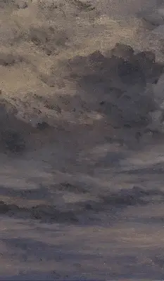 Rollo Fenster mit Motiv gemalter Himmel