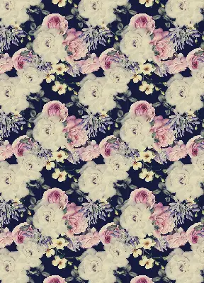Fensterrollo für den Innenbereich mit Rosenmotiv