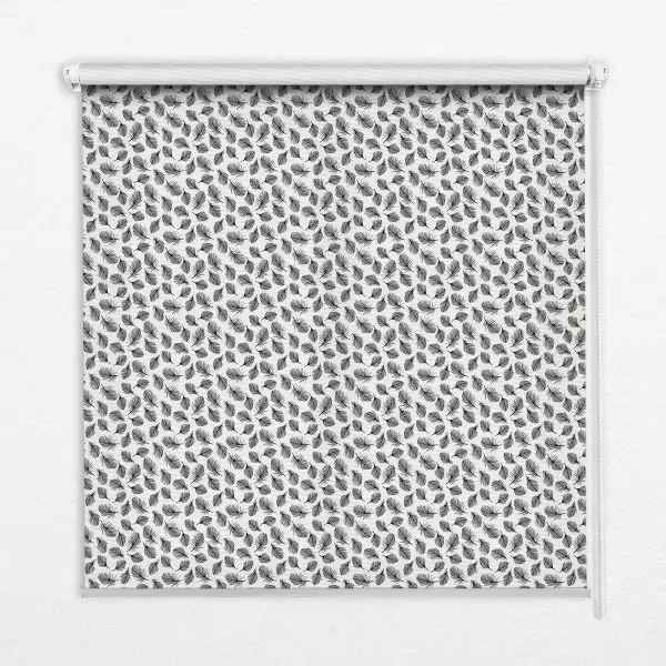 Fensterrollo für den Innenbereich mit Federmechanismus