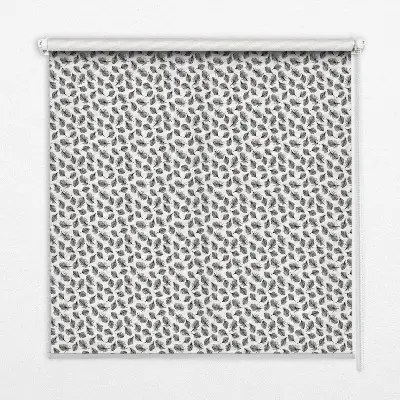 Fensterrollo für den Innenbereich mit Federmechanismus