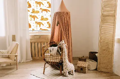 Rollo mit Füchsen Motiv
