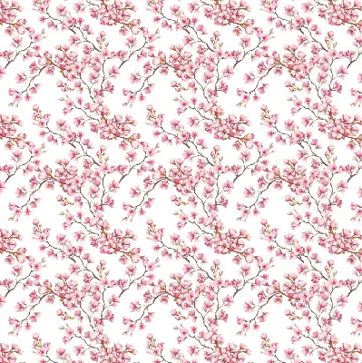 Rollo Fenster mit Motiv von rosa Blütenblättern eines Baumes
