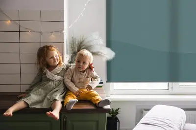 Fensterrollo für den Innenbereich mit Gebirgsmotiv