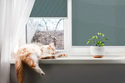 Fensterrollo für den Innenbereich mit Gebirgsmotiv