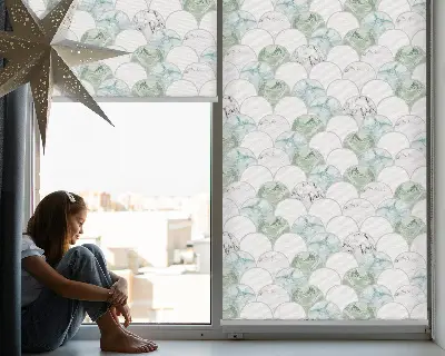Fensterrollo in halbkreisform