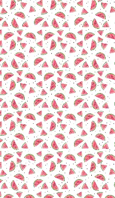 Rollo für Fenster mit Wassermelonenmuster