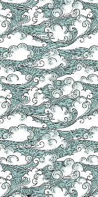 Rollo von Wolken und Wind