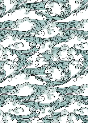 Rollo von Wolken und Wind