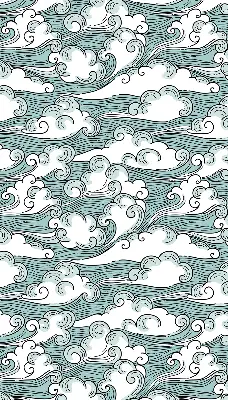 Rollo von Wolken und Wind