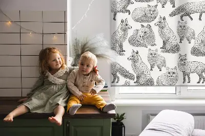 Fensterrollo für den Innenbereich in der Ausführung Graufüchse