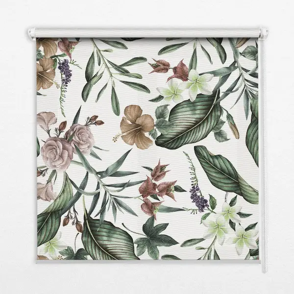 Fensterrollo mit dem Motiv Exotische Natur