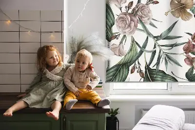 Fensterrollo mit dem Motiv Exotische Natur